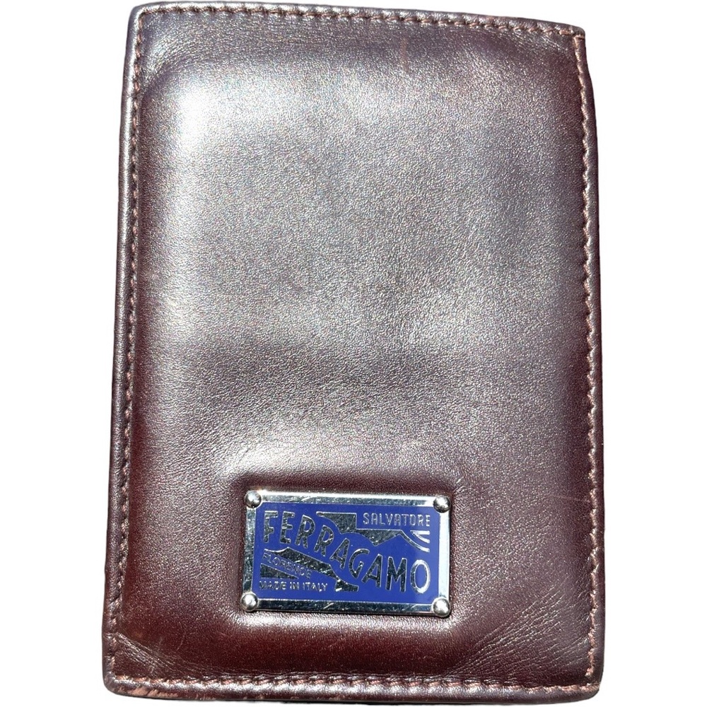 Authentic Ferragamo Mens wallet blue